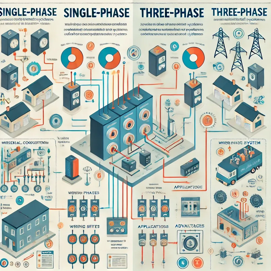 Monofaze ve Trifaze: Elektrik Sistemlerinin Temelleri ve Kullanım Alanları