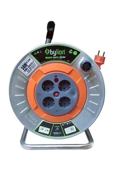 Bylion MME-50315-F 3x1,5 TTR 50m Metal Kablolu Makara