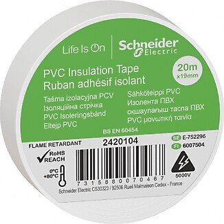 Schneider Thorsman - İzolasyon Bandı - 19mmx20mt - Beyaz