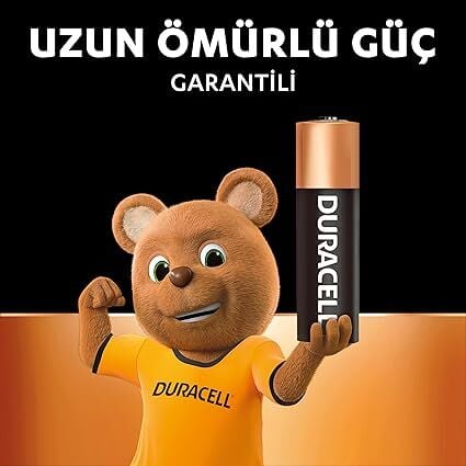 Duracell LR6/MN1500 Alkalin AA Kalem Pil (2'li Paket) - 15 Kata Kadar Daha Uzun Ömür!