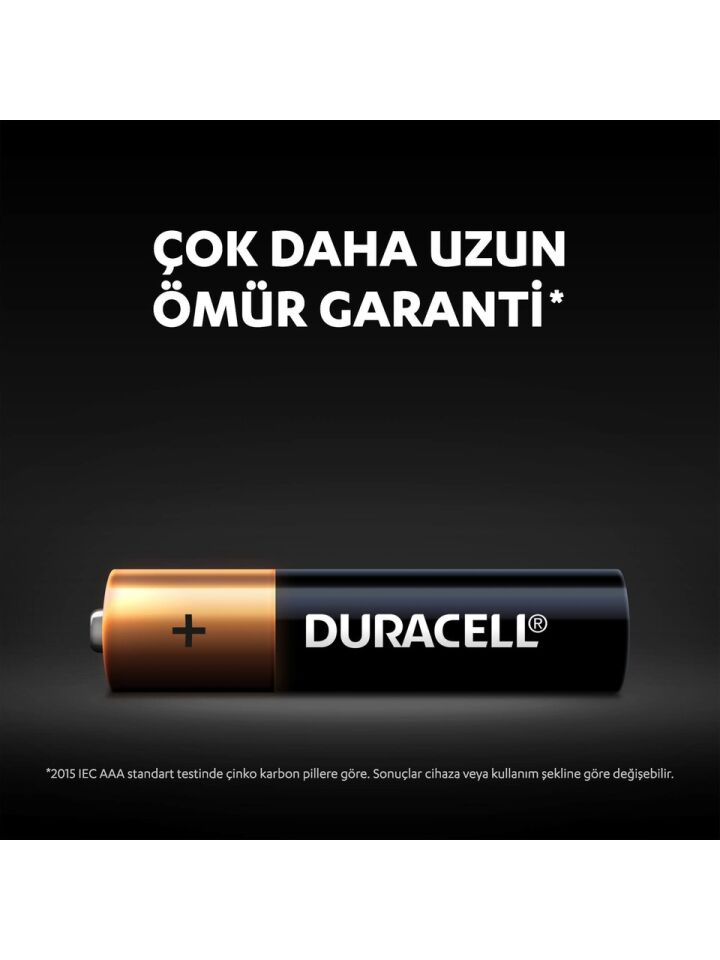 Duracell Alkalin AAA İnce Kalem Piller (2'li Paket)