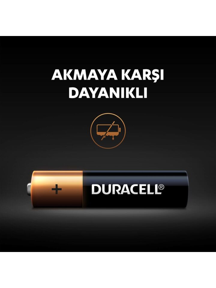 Duracell Alkalin AAA İnce Kalem Piller (2'li Paket)