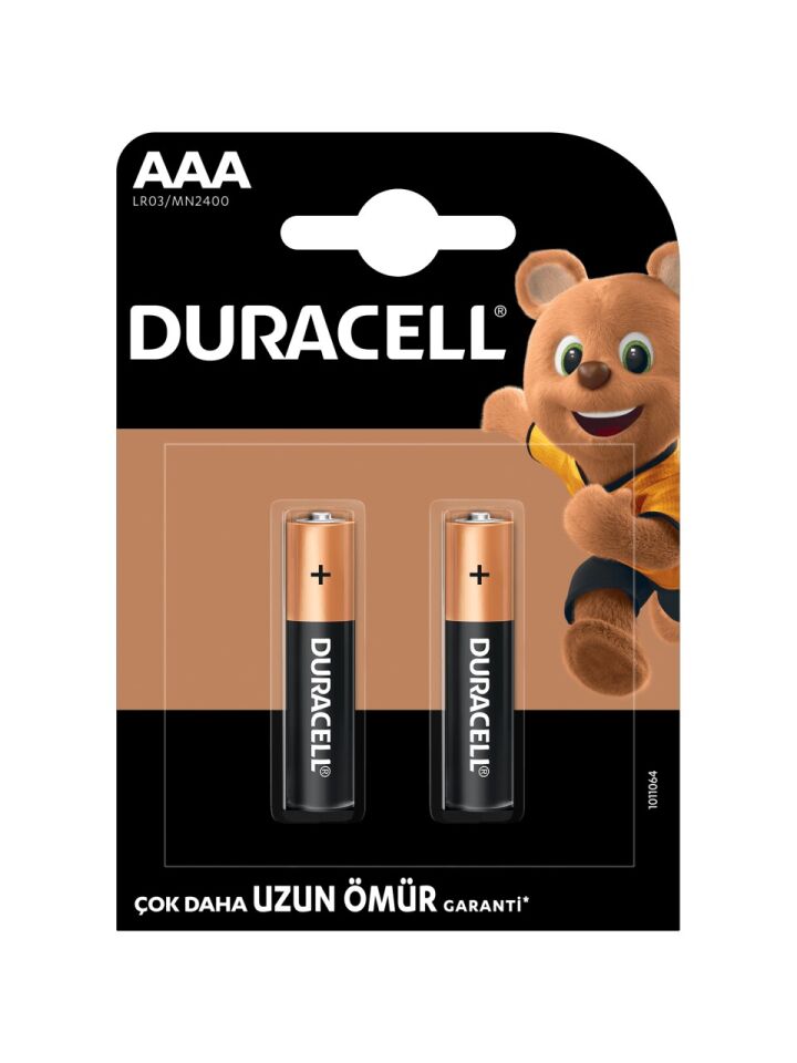 Duracell Alkalin AAA İnce Kalem Piller (2'li Paket)