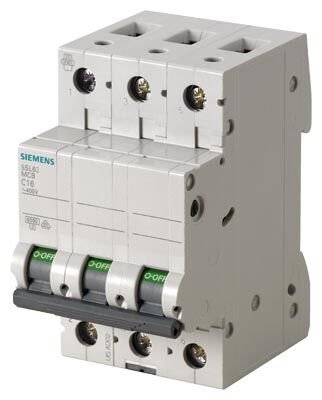 Siemens 50A 3 Fazlı 70 mm Anahtarlı Otomatik Sigorta 6kA C Tipi Yavaş Karakterli