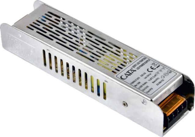 Cata 10A 120W Slim Fansız Şerit Led Trafosu