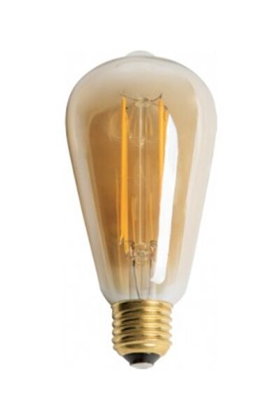 Cata  8W E27 Led Rustik Ampul -  Amber