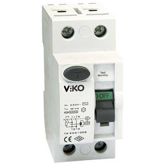 Viko VTR2-25300 2x25A 300mA Ac Tip Kaçak Akım Rölesi