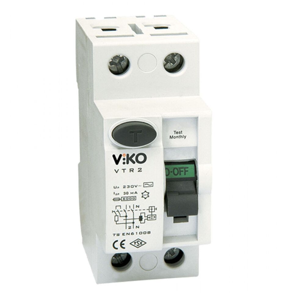 Viko VTR2-2530 Kaçak Akım Koruma Rölesi 1X25A 30 mA