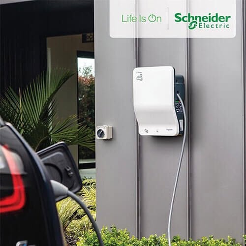 Schneider Electric Schneider Evlink Wallbox 22KW/32A Kablolu T2 Soket Araç Şarj İstasyonu EVH2S22P0CK