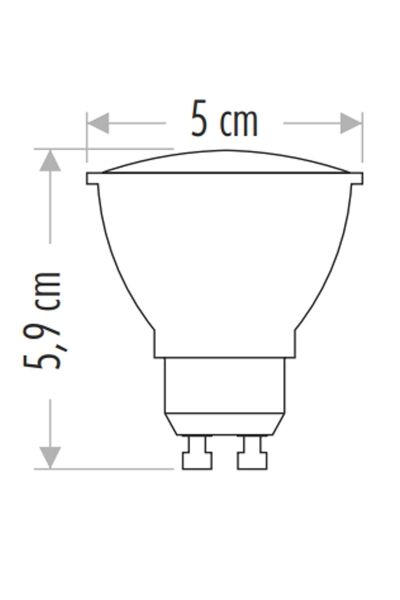 Cata 5W Gu10 3200K Gün Işığı Çanak Led Spot Lamba