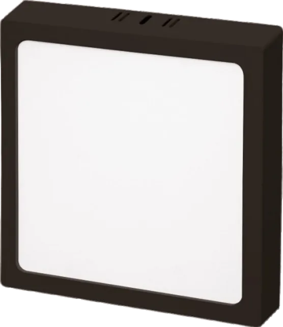 Cata 18W 3200K Günışığı Siyah Kasa Sıva Üstü Kare LED Panel 21x21 cm